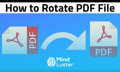 How to Rotate PDF File and Save Permanently Rotate and Save a PDF