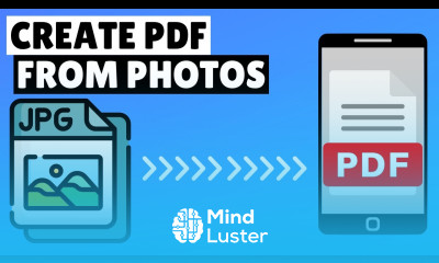 How to Make PDF of Photos in Mobile Android iPhone
