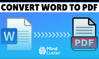 How to Convert Word Document to PDF Word File to PDF Converter
