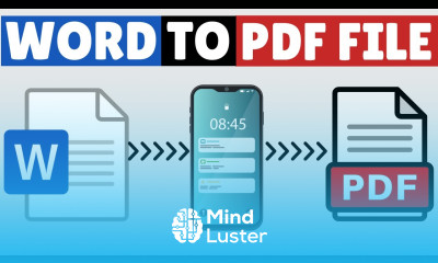How to Convert Word to PDF in Mobile 2023 Android iPhone