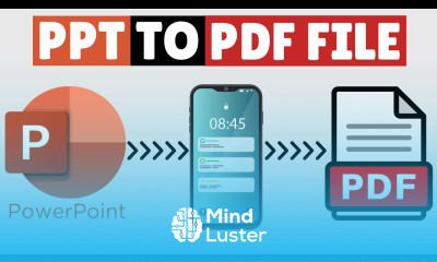 How to Convert PPT to PDF in Mobile 2024 Android iPhone