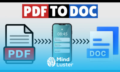 How to Convert PDF to Doc in Mobile