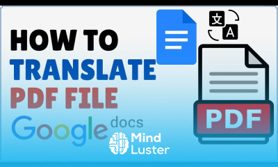 How to Translate a PDF File in Google Docs