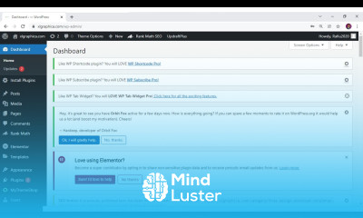 how to understand WordPress Dashboard step by step tutorial