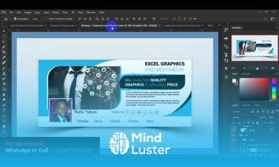 Photoshop Tutorial Facebook cover design beginners Friendly Tutorial Part 3