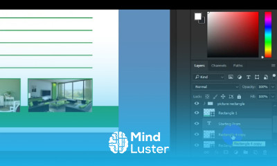 Adobe Photoshop how to create estate postcard design beginner guide Part 2