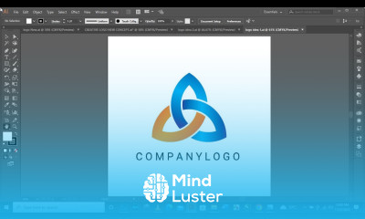 SIMPLE LOGO illuatrator logo Design Tutorial 3