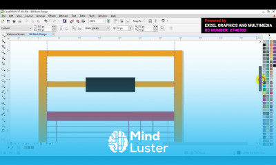A5 INVOICE DESIGN in Coreldraw part 2