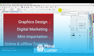 UPDATE ASSIGNMENT CorelDRAW Flyer design02