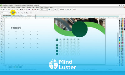 how to design wall calendar in corelDRAW Part 3