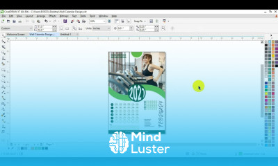how to design wall calendar in corelDRAW Part 4