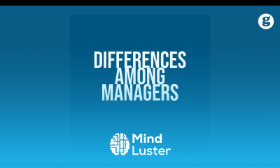 Differences Among Managers