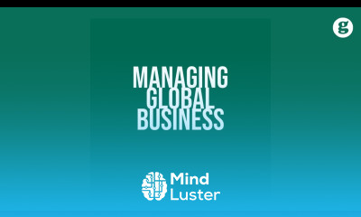 Managing Different Forms of Global Business
