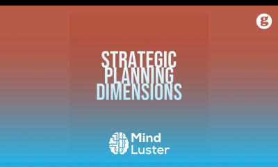 Strategic Planning Dimensions