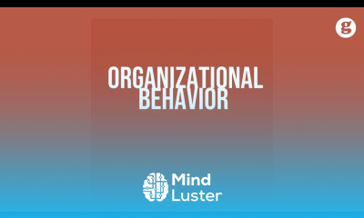 Organizational Behavior