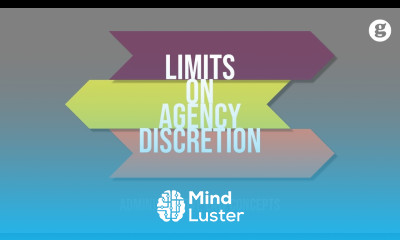Limits on Agency Discretion