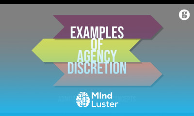 Examples of Agency Discretion