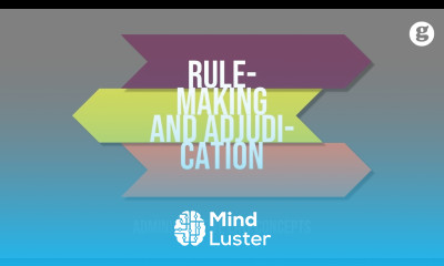 Rulemaking and Adjudication Defined