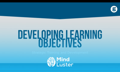 Learn Developing Learning Objectives - Mind Luster