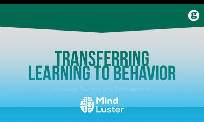 Transferring Learning to Behavior