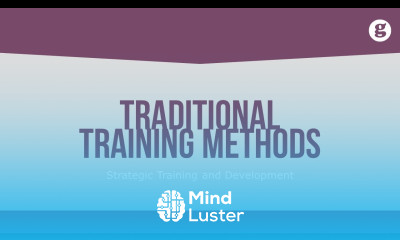 Traditional Training Methods