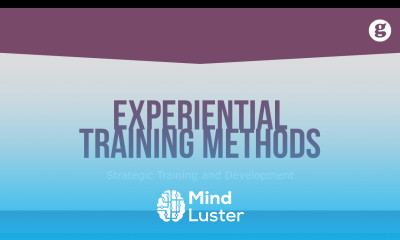 Experiential Training Methods