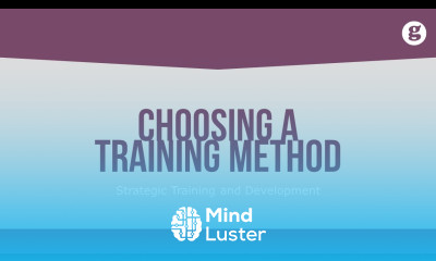 Choosing a Training Method
