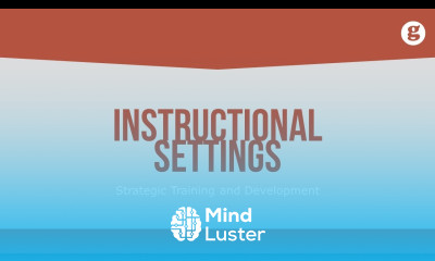 Instructional Settings