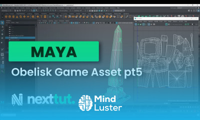 MAYA TUTORIAL Obelisk Game Asset part 5