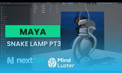 MAYA TUTORIAL Snake Lamp Cinematic Asset pt3