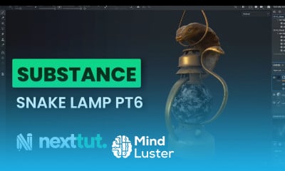 SUBSTANCE TUTORIAL Snake Lamp Cinematic Asset part6