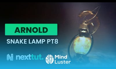 ARNOLD TUTORIAL Snake Lamp Cinematic Asset pt 8