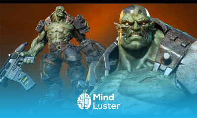Orc Cyborg Character Creation in Zbrush Promo
