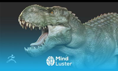 Realistic Dinosaur Sculpting Texturing in Zbrush promo