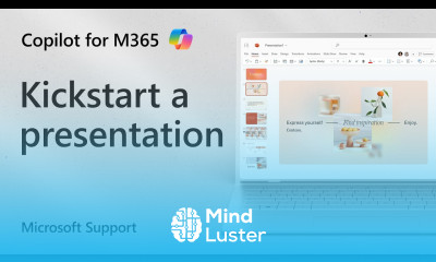 Create a PowerPoint presentation from a Word document using Copilot Microsoft