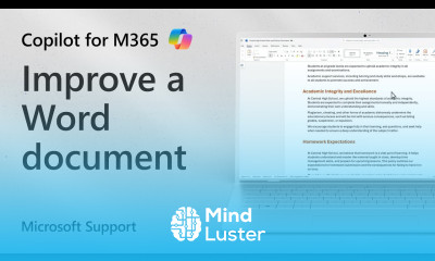 Improve your essays and other Word documents with Copilot Microsoft