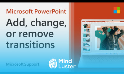 Use transitions in PowerPoint Microsoft