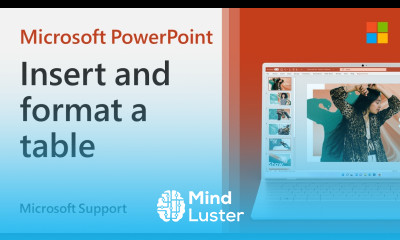 Insert and format a table in PowerPoint Microsoft