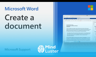 Create a new Word document Microsoft