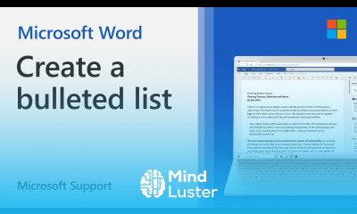 How to create a bulleted or numbered list in Word Microsoft