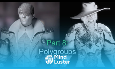 Part 8 Polygroups Zbrush for beginners tutorial series