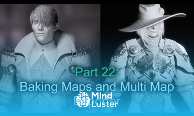 Part 22 Baking Maps and Multi Map Exporter Zbrush for beginners tutorial series