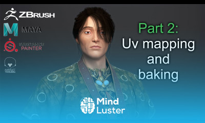 Part 2 UV mapping autodesk maya and baking textures marmoset toolbag 4 tutorial