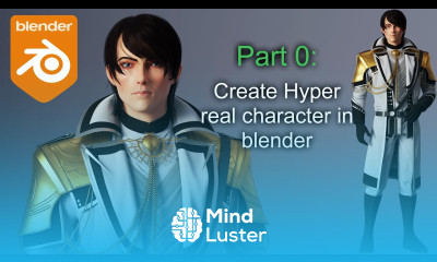 Part 0 Blender 3 0 Regent Blender character modeling sculpting texturing tutorial