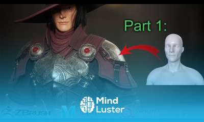 Part 1 Base Sculpt Hunter 3d Character modeling texturing and hair cards in zbrush maya