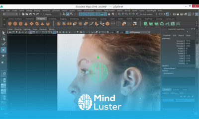 04 Modeling eye ball in Maya