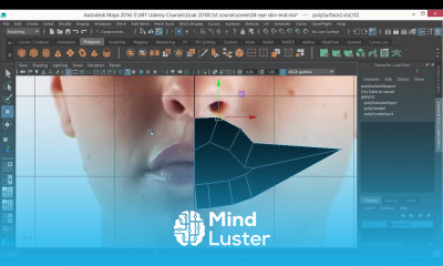 06 Mouth modeling in Maya