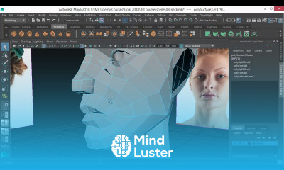 10 Modeling Nose in Maya