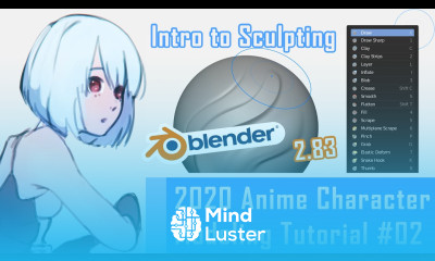02 Anime Character 3D Modeling Tutorial 2020 – Introduction to Sculpting in Blender 2 83