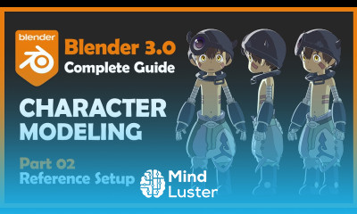 02 Blender 3 0 Character Modeling Tutorial Reference Setup 2022